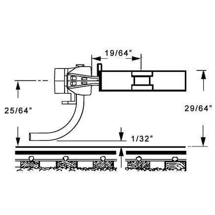HO Scale Kadee #120 SBE Bottom Shelf Whisker® Metal Couplers with Gearboxes - MPM Hobbies