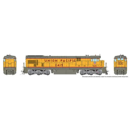 HO Rapido Trains C30-7 (DC/Silent): Union Pacific - Early Scheme: #2419 - MPM Hobbies