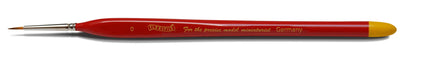 Alpha Abrasives 0 Size Red Sable Paint Brush - BR0 - MPM Hobbies