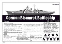 1/200 Trumpeter German Bismarck Battleship 03702 - MPM Hobbies