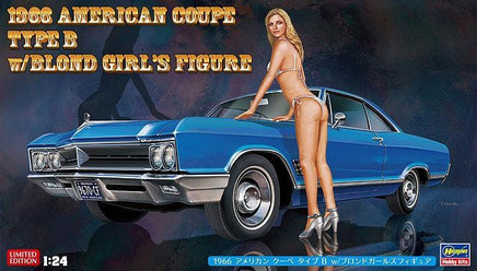 1/24 Hasegawa 1966 American Coupe Type B w/Blond 52213 - MPM Hobbies