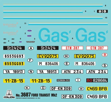 1/24 Italeri Ford Transit MK2 3687 - MPM Hobbies