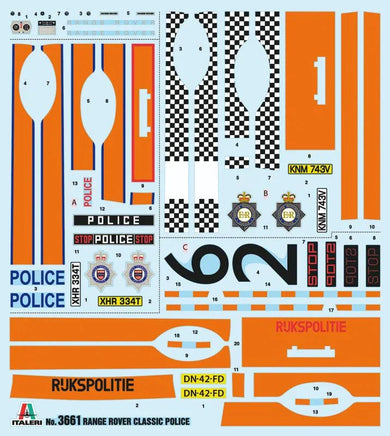 1/24 Italeri Range Rover Police 3661 - MPM Hobbies
