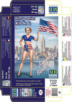 1/24 Master Box - Betty American Beauty Pin-Up 24002 - MPM Hobbies