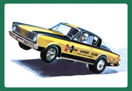 1/25 AMT 1966 Plymouth Barracuda “Hemi Under Glass” #1153 - MPM Hobbies