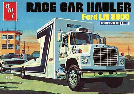 1/25 AMT Ford LN8000 Race Car Hauler 1316 - MPM Hobbies