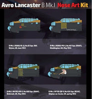1/32 HKM Avro Lancaster B Mk.I Nose Art Kit 01E033 - MPM Hobbies