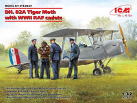 1/32 ICM DH. 82A Tiger Moth with WWII RAF Cadets 32037 - MPM Hobbies