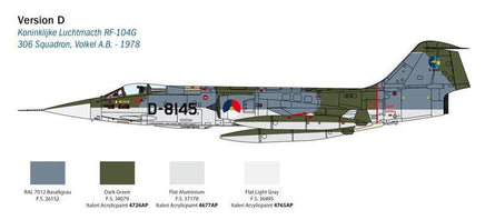 1/32 Italeri F-104 Starfighter G/S 2514 - MPM Hobbies
