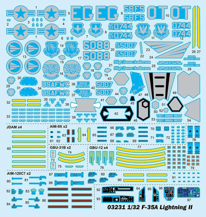 1/32 Trumpeter F-35A Lightning II 03231 - MPM Hobbies