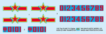1/32 Trumpeter F-5 FIGHTER (Mig-17F) 02205 - MPM Hobbies