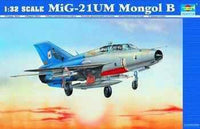 1/32 Trumpeter MiG-21UM Mongol B 02219 - MPM Hobbies