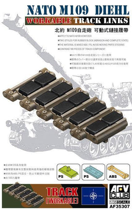 1/35 AFV M109 DIEHL TRACKS (FOR NATO M109) AF35307 - MPM Hobbies