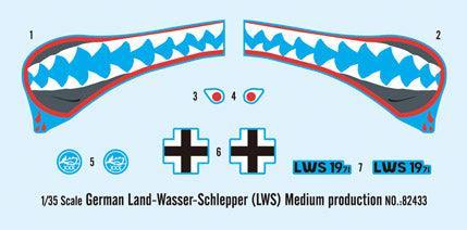 1/35 Hobby Boss German Land-Wasser-Schlepper (LWS) Medium production 82433 - MPM Hobbies