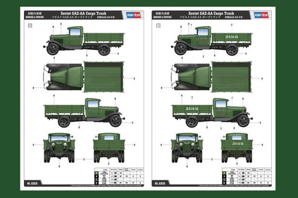 1/35 Hobby Boss Soviet GAZ-AA Cargo Truck 83836 - MPM Hobbies