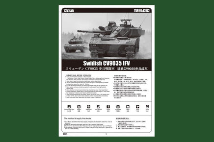 1/35 Hobby Boss Swidish CV9035 IFV 83823 - MPM Hobbies