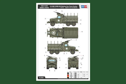 1/35 Hobby Boss US GMC CCKW-352 Machine Gun Turret Version 83833 - MPM Hobbies