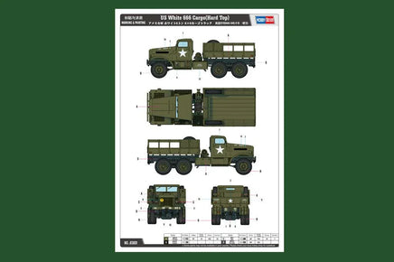 1/35 Hobby Boss White 666 Cargo (Hard Top) 83801 - MPM Hobbies