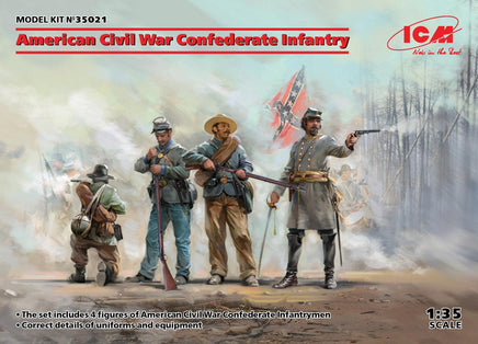 1/35 ICM Confederate Infantry - American Civil War 35021 - MPM Hobbies