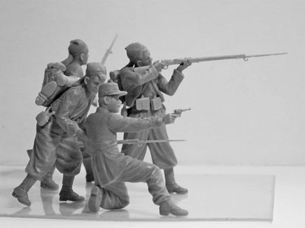1/35 ICM French Zouaves (1914) 4 Figures 35709 - MPM Hobbies