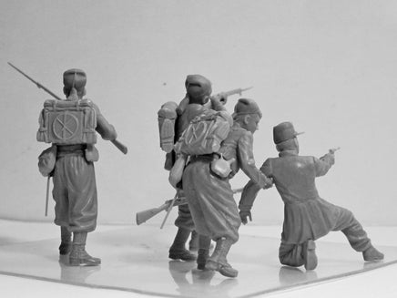1/35 ICM French Zouaves (1914) 4 Figures 35709 - MPM Hobbies