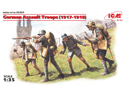 1/35 ICM German Assault Troops (1917-1918) 35291 - MPM Hobbies