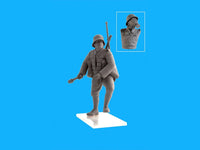 1/35 ICM German Infantry in Gas Masks (1918) 4 Figures 35695 - MPM Hobbies