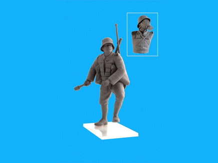 1/35 ICM German Infantry in Gas Masks (1918) 4 Figures 35695 - MPM Hobbies