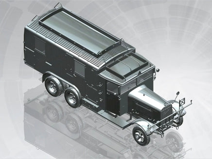 1/35 ICM Henschel 33 D1 Kfz.72 - WWII German Radio Communication Truck 35467 - MPM Hobbies