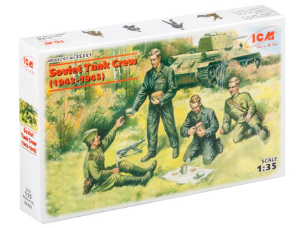 1/35 ICM Soviet Tank Crew (1943-1945) 35351 - MPM Hobbies