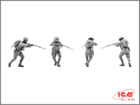 1/35 ICM US Infantry in Gas Masks (1918) 4 Figures 35704 - MPM Hobbies