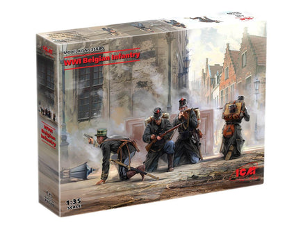 1/35 ICM WWI Belgian Infantry 35680 - MPM Hobbies