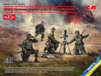 1/35 ICM WWII German Mortar GrW 34 with Crew 35715 - MPM Hobbies