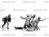 1/35 ICM WWII German Mortar GrW 34 with Crew 35715 - MPM Hobbies