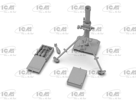 1/35 ICM WWII German Mortar GrW 34 with Crew 35715 - MPM Hobbies
