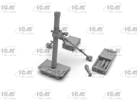 1/35 ICM WWII German Mortar GrW 34 with Crew 35715 - MPM Hobbies