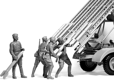 1/35 ICM WWII Soviet BM-13-16 MLRS Vehicle Crew 35648 - MPM Hobbies