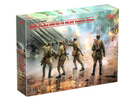1/35 ICM WWII Soviet BM-13-16 MLRS Vehicle Crew 35648 - MPM Hobbies