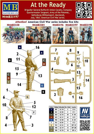 1/35 Master Box - At The Ready, Brigadier General Bufford’s Union Cavalry 35197 - MPM Hobbies