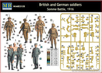 1/35 Master Box - British and German Soldiers Somme Battle (1916) 35158 - MPM Hobbies