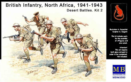 1/35 Master Box - British Infantry in Action (North Africa 1941-1943) 3580 - MPM Hobbies