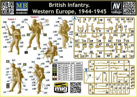 1/35 Master Box - British Infantry West Europe (1944-45) 3585 - MPM Hobbies