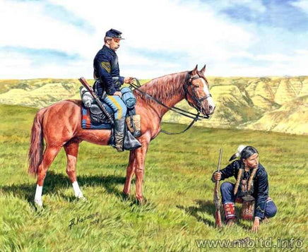 1/35 Master Box - Civil War Yankee Scout & Indian Tracker 3549 - MPM Hobbies