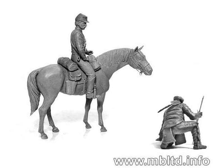 1/35 Master Box - Civil War Yankee Scout & Indian Tracker 3549 - MPM Hobbies