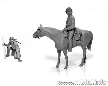 1/35 Master Box - Civil War Yankee Scout & Indian Tracker 3549 - MPM Hobbies