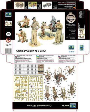 1/35 Master Box - Commonwealth AFV Crew (North Africa 1942-1943) 3564 - MPM Hobbies