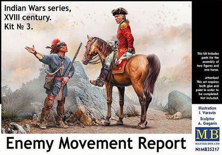 1/35 Master Box - Enemy Report Indian & British Soldier & Horse 35217 - MPM Hobbies