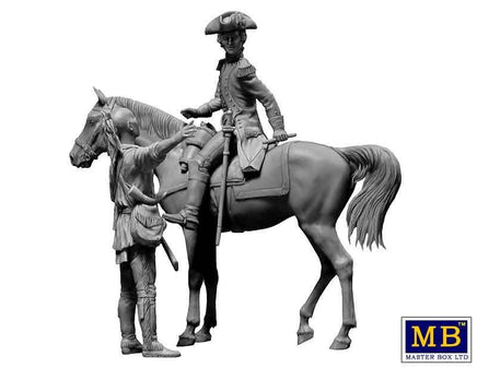 1/35 Master Box - Enemy Report Indian & British Soldier & Horse 35217 - MPM Hobbies