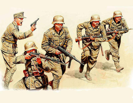1/35 Master Box - German Infantry Zum Sturm Vorwarts 3593 - MPM Hobbies