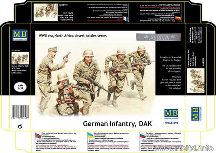 1/35 Master Box - German Infantry Zum Sturm Vorwarts 3593 - MPM Hobbies
